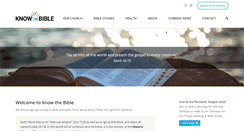 Desktop Screenshot of knowthebible.com